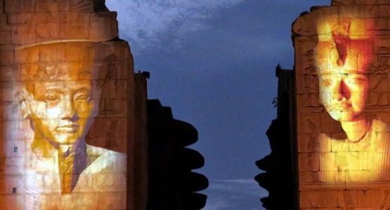 Show de Luzes e Som - Templo Karnak - Luxor
